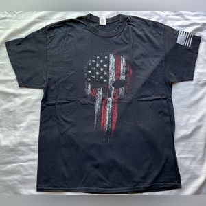 American Skull T-Shirt Size XL